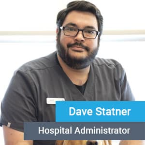 Dave Statner, veterinarian at Primary Care Animal Hospital, Long Beach, CA