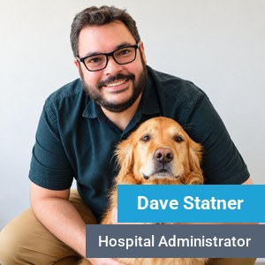 Dave Statner, veterinarian at Primary Care Animal Hospital, Long Beach, CA