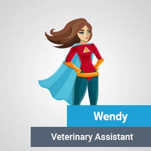 Wendy, veterinary assistant at Primary Care Animal Hospital in Long Beach, CA